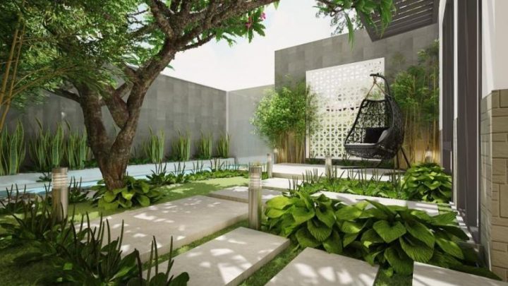 Giải pháp kiến trúc: kết hợp không gian xanh trong biệt thự